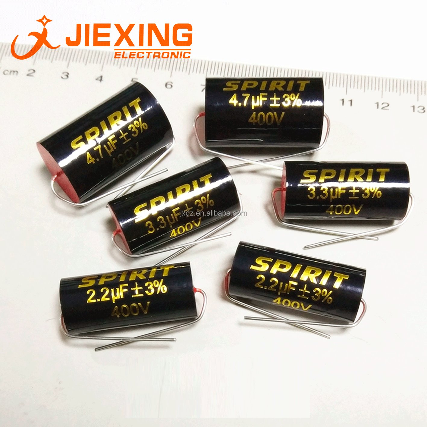 MKP Capacitor 1.5/2.2/3.3/4.7/15/22/33UF 400V For Audio Speaker Amplifier Car Divider NP Axial Type Condenser